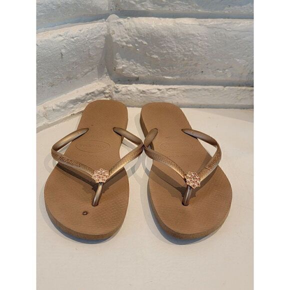 Havaianas womens slim flip flops size 9-10 - Picture 1 of 8
